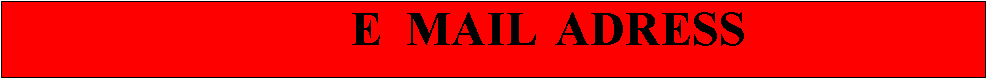 Casella di testo:                                      E  MAIL  ADRESS